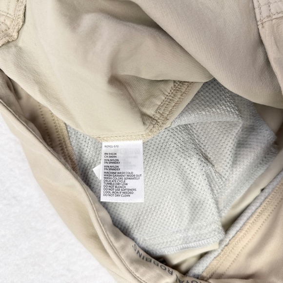 Royal Robbins Pants Womens Size 10 Short Trim Fit Tan Jammer II Hiking Travel - Picture 6 of 10